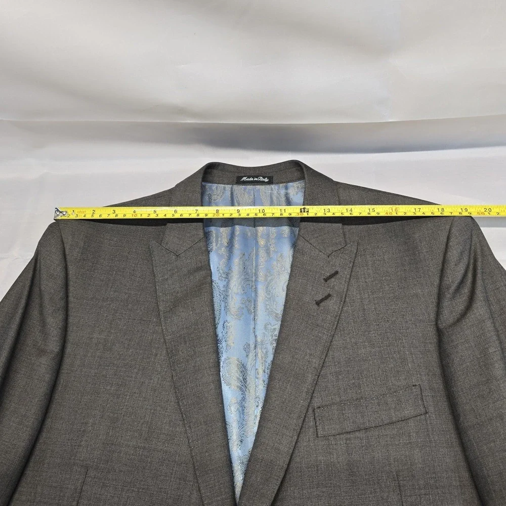 Sartoria Tosi Super 150's 100% Wool Blazer 46L Men Made In‎ Italy